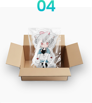 注文したグッズが届いている様子