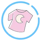 tshirtのイラスト