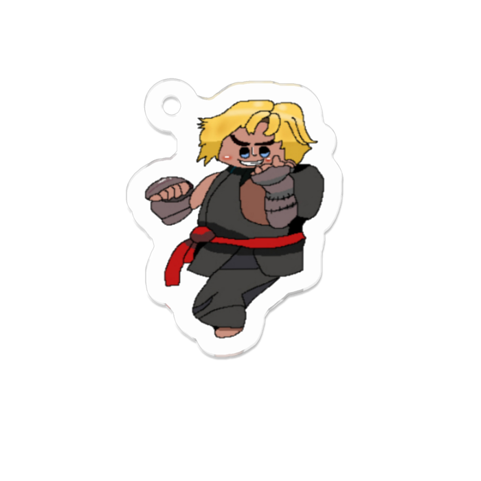 アクリルキーホルダー ケン黒 Hazukinisio Booth アクリルキーホルダー ケン黒 Hazukinisio Booth