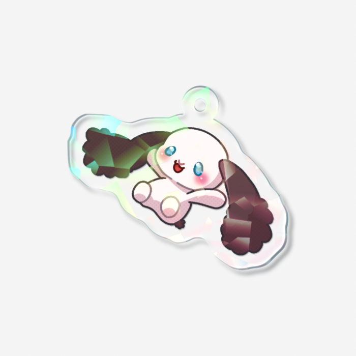 ホログラムアクリルキーホルダー 【ウシャモン】