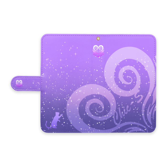 手帳型Androidケース - L - ストラップ穴 あり