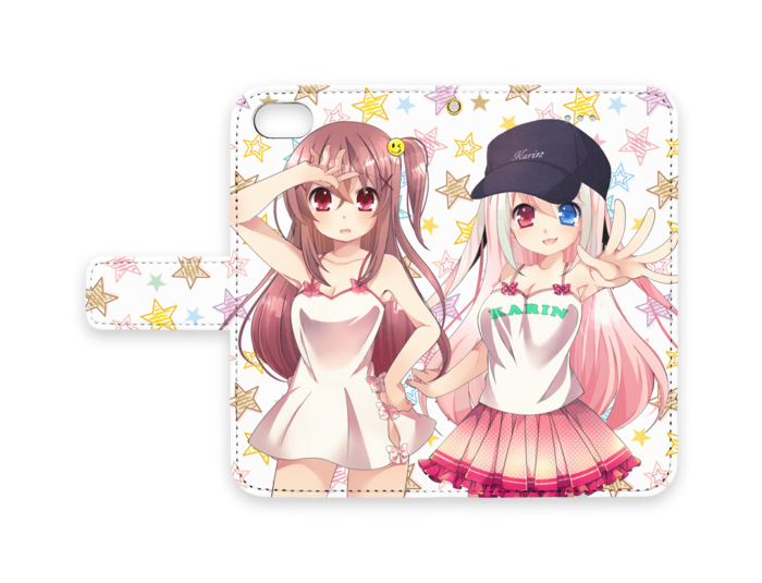 手帳型iPhoneケース - iPhone 8 / 7 - ストラップ穴 あり