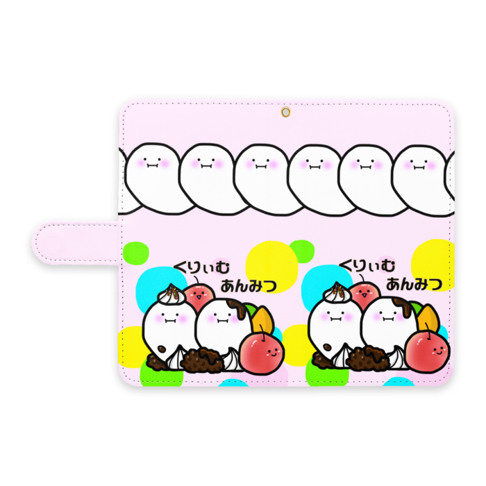 手帳型Androidケース - L - ストラップ穴 あり