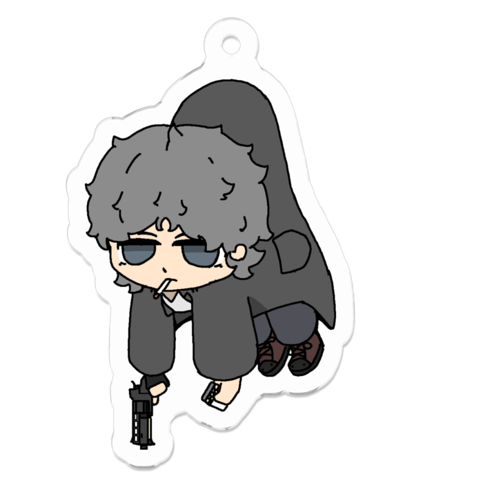 アクリルキーホルダー - 50 x 50 (mm)