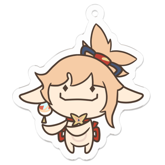 アクリルキーホルダー - 50 x 50 (mm)