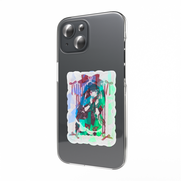 ホログラムスマホステッカー - 縦