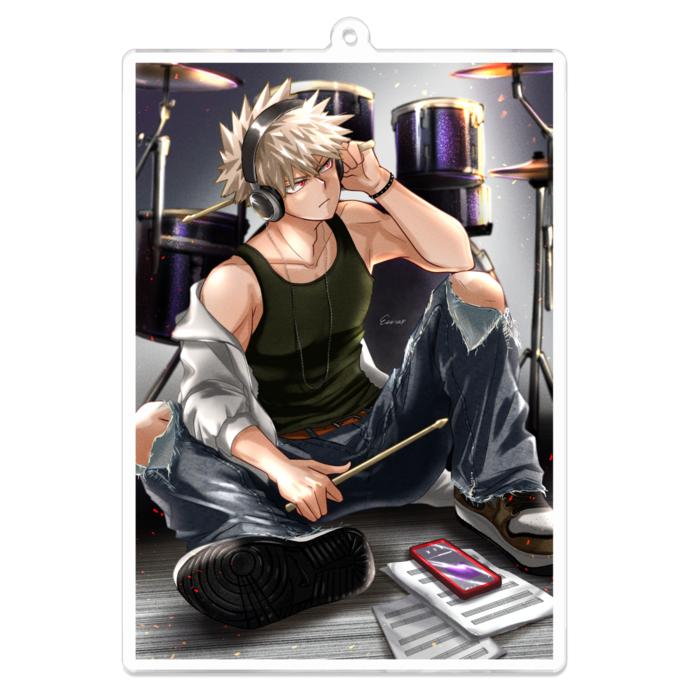 アクリルキーホルダー - 100 x 100 (mm)