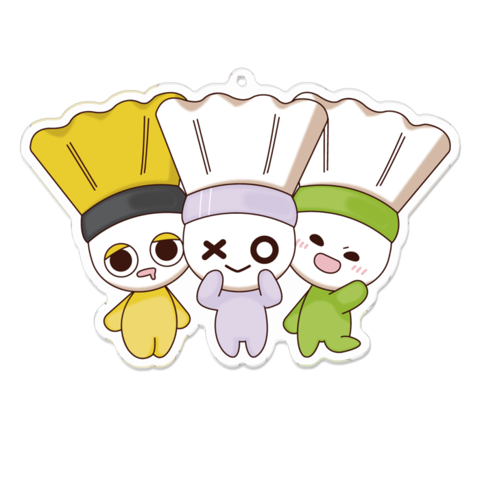 アクリルキーホルダー - 100 x 100 (mm)