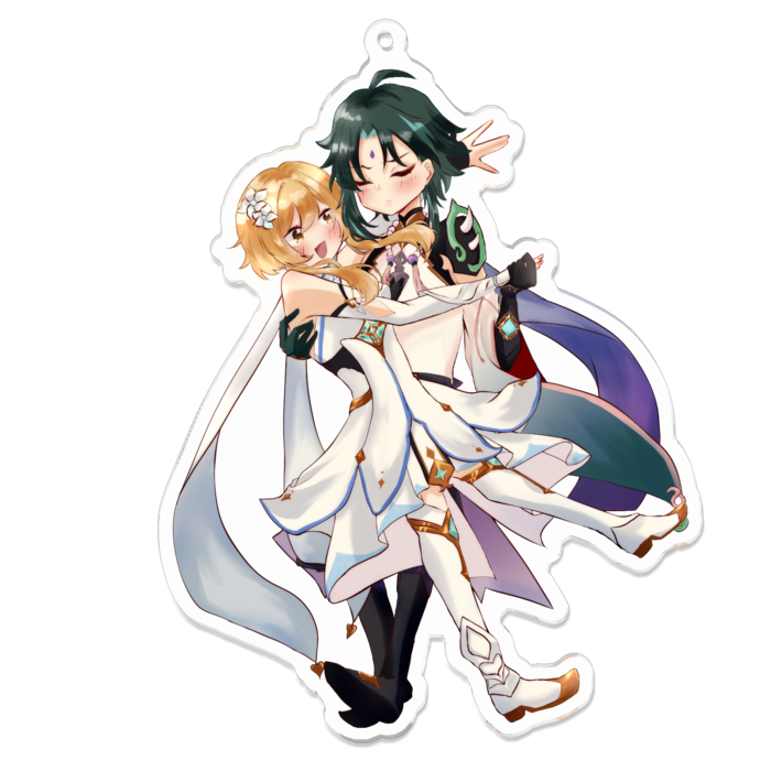 アクリルキーホルダー - 100 x 100 (mm)