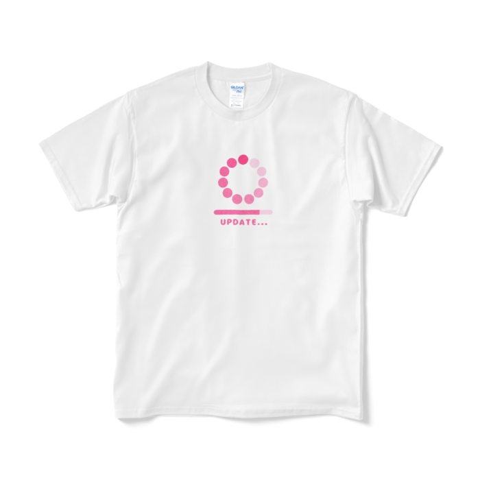 UPDATE（ピンク） Tシャツ - M - ホワイト