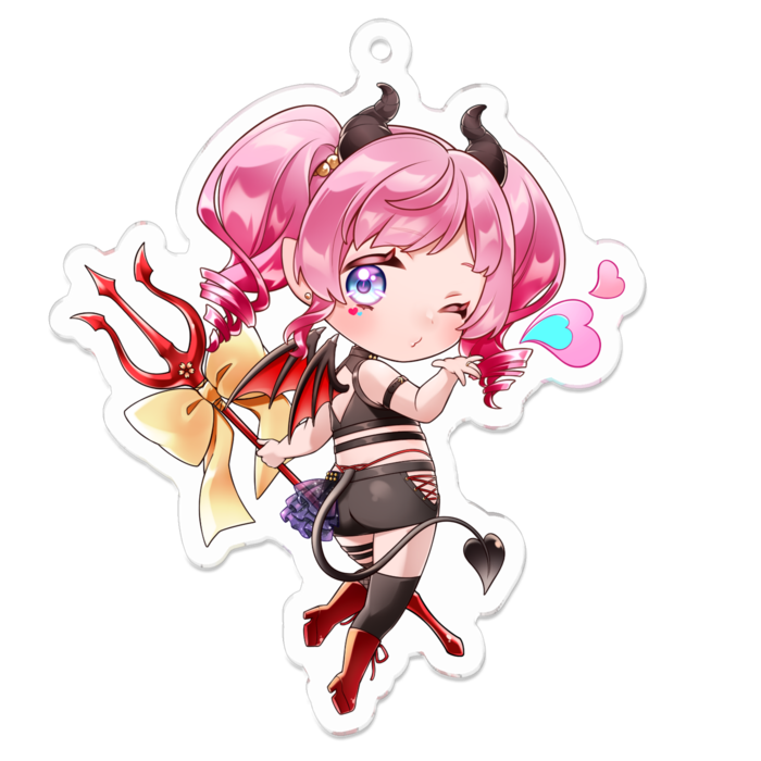 アクリルキーホルダー - 70 x 70 (mm)