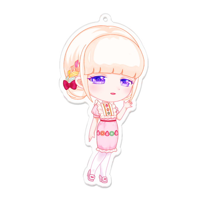 アクリルキーホルダー - 100 x 100 (mm)