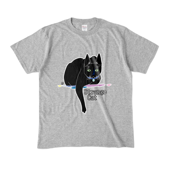 カラーTシャツ - M - 杢グレー (濃色)