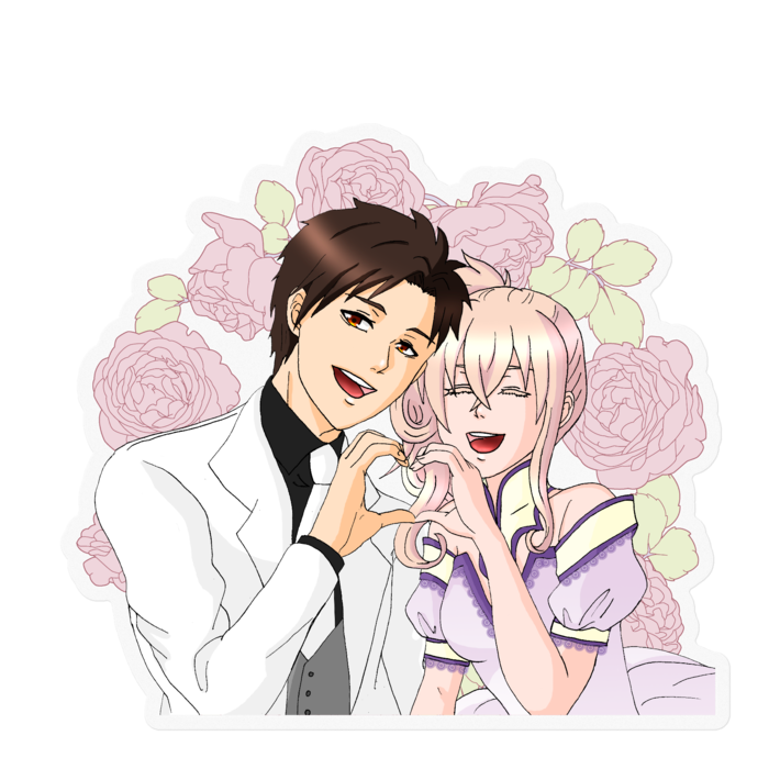 ステッカー - 100 x 100 (mm)