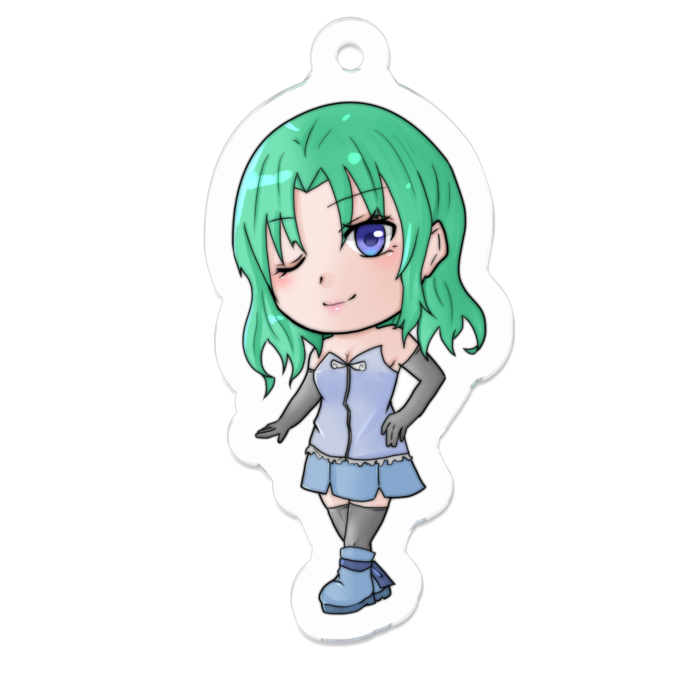 アクリルキーホルダー - 50 x 50 (mm)