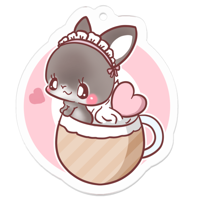 アクリルキーホルダー - 50 x 50 (mm)