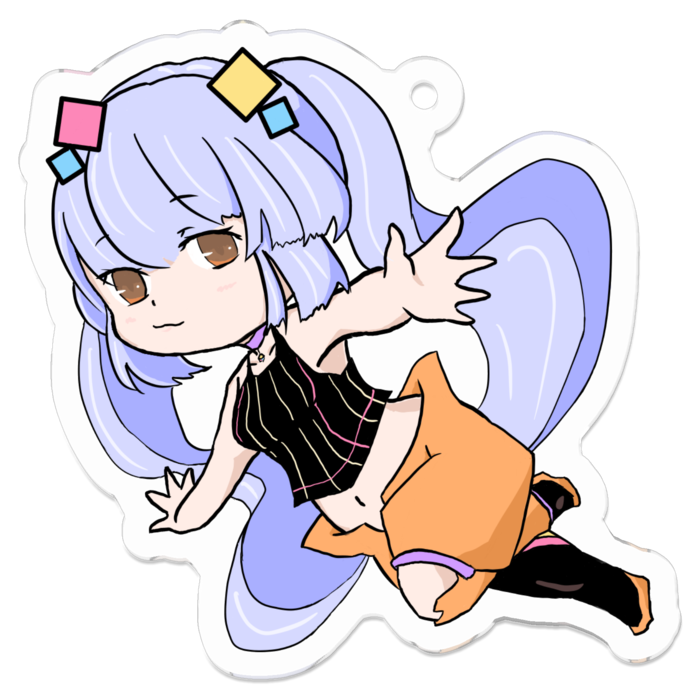 アクリルキーホルダー - 50 x 50 (mm)