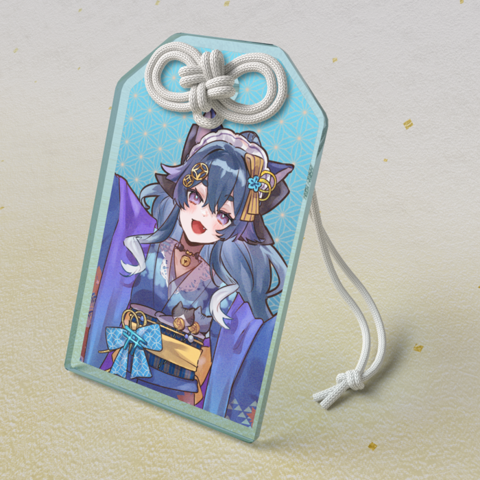 アクリルお守り - 50 × 80mm