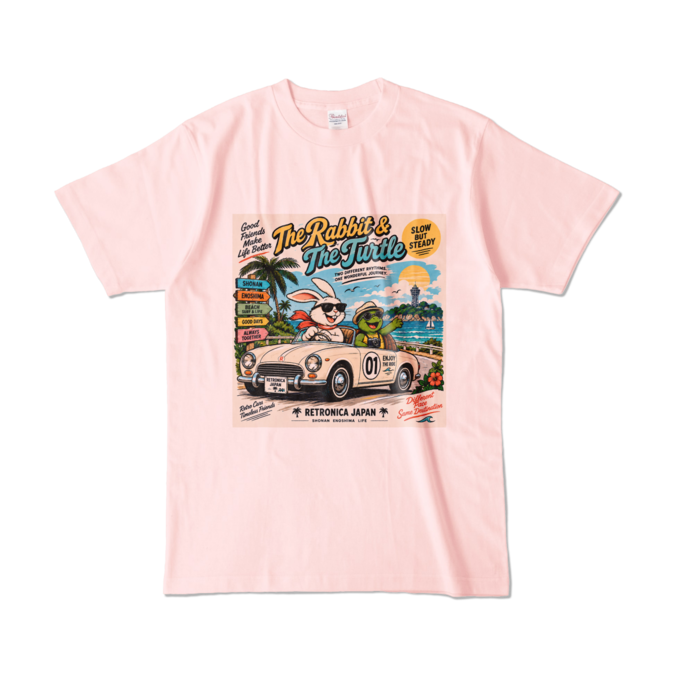 カラーTシャツ - L - ライトピンク (淡色)