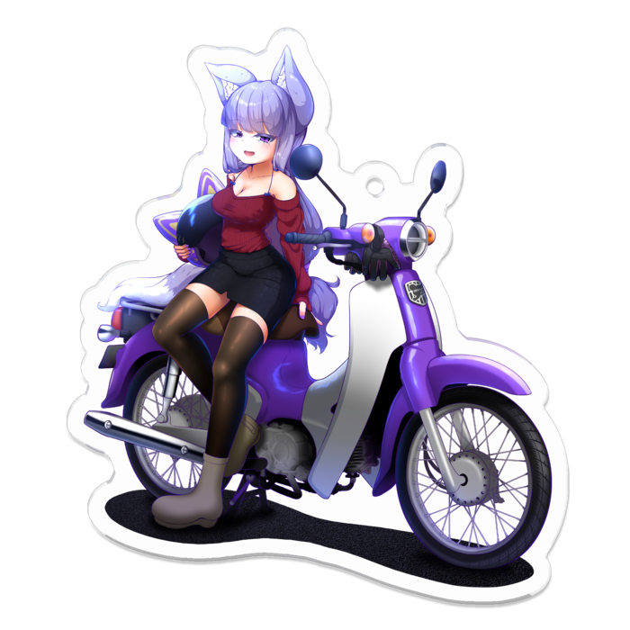 アクリルキーホルダー（コーティング） - 70 x 70 (mm)
