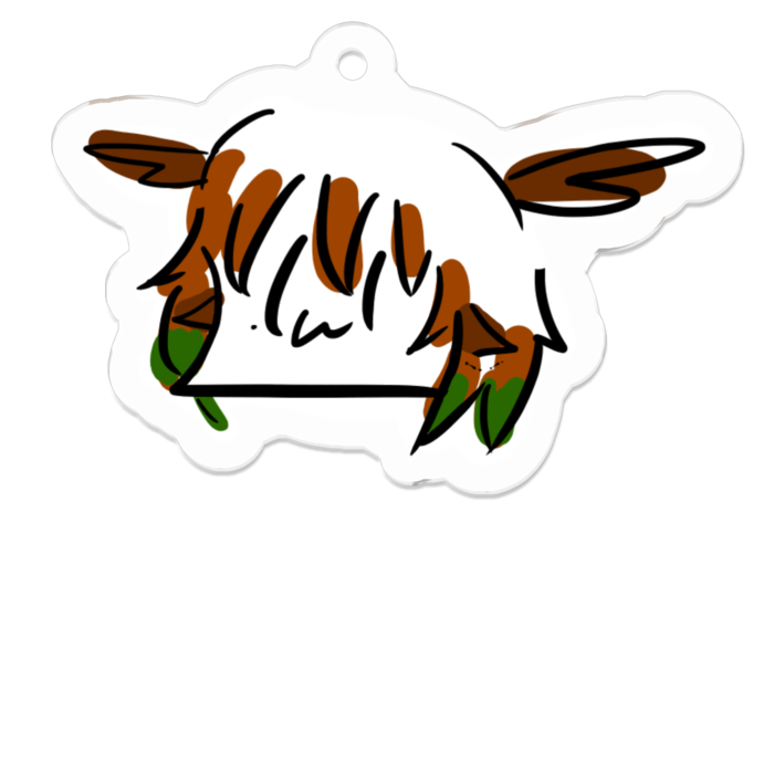 アクリルキーホルダー - 50 x 50 (mm)