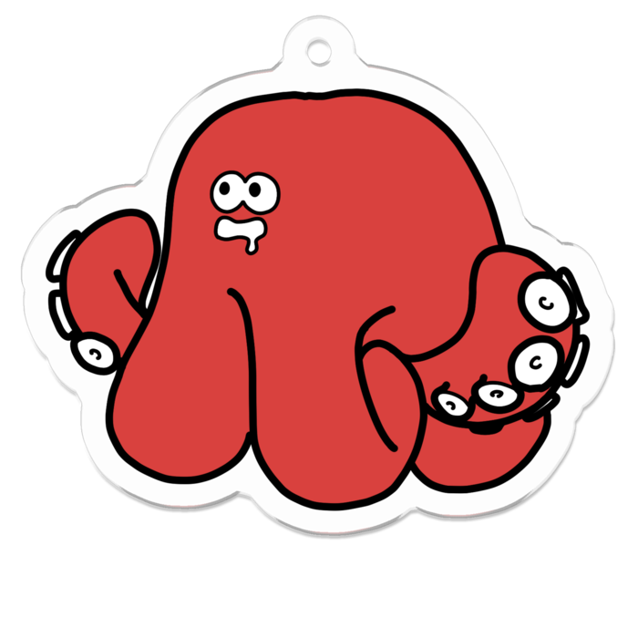 アクリルキーホルダー - 50 x 50 (mm)