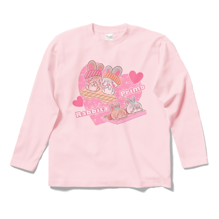 ロングスリーブTシャツ - S - ライトピンク