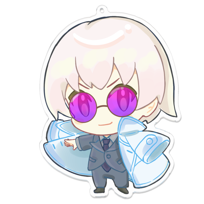 アクリルキーホルダー - 100 x 100 (mm)