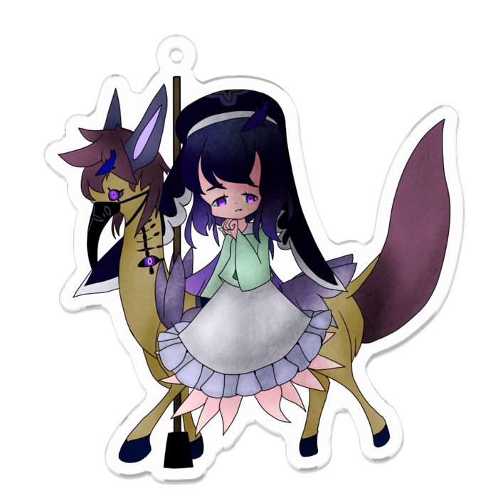 アクリルキーホルダー - 70 x 70 (mm)