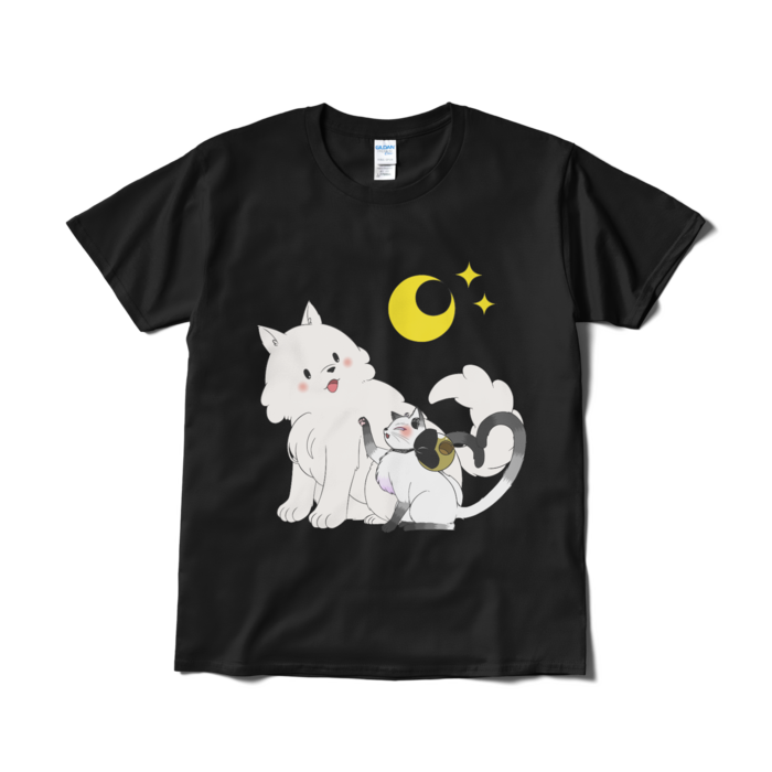 月美Tシャツ - L - ブラック(カラー)