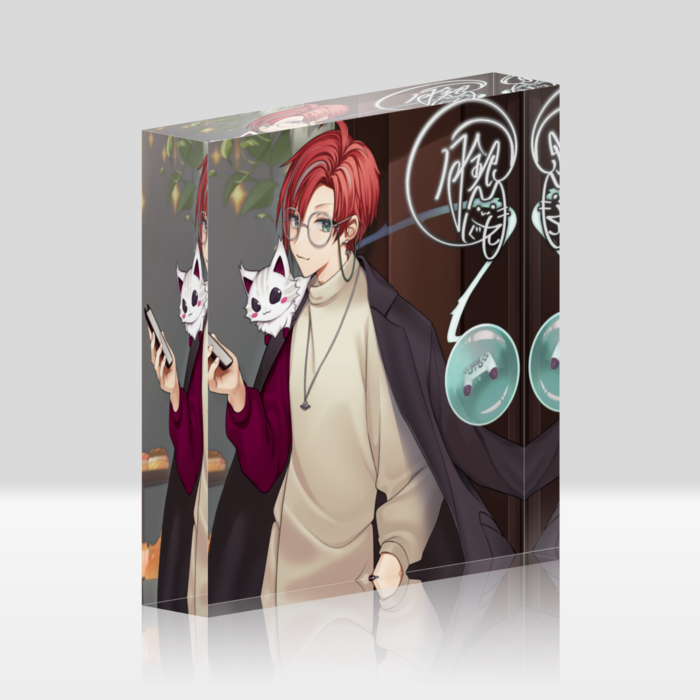 アクリルブロック - 100x100mm (正方形)