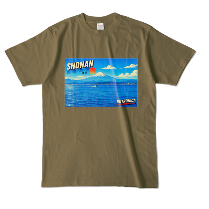 カラーTシャツ - L - オリーブ (濃色)