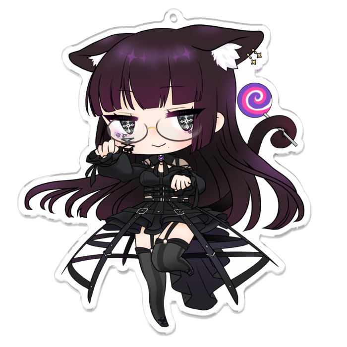 アクリルキーホルダー - 100 x 100 (mm)