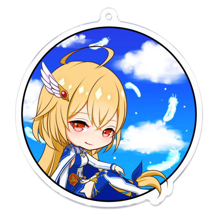 アクリルキーホルダー - 70 x 70 (mm)