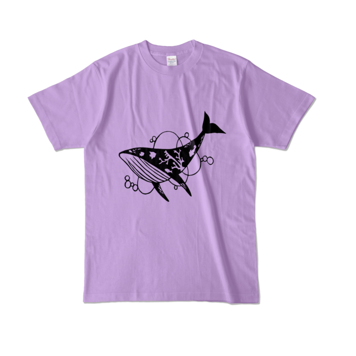 カラーTシャツ - L - ライトパープル (淡色)
