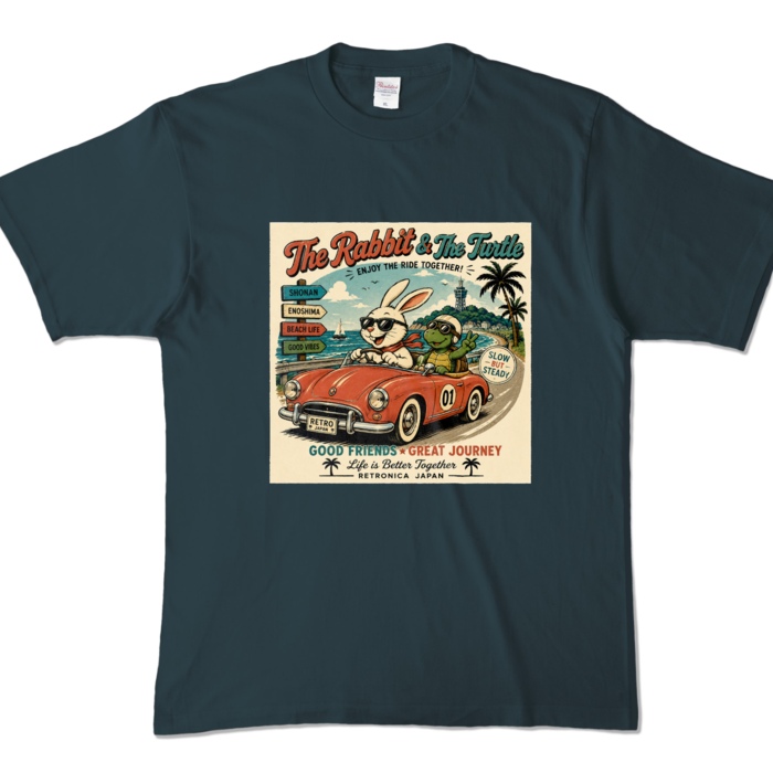 カラーTシャツ - XL - デニム (濃色)