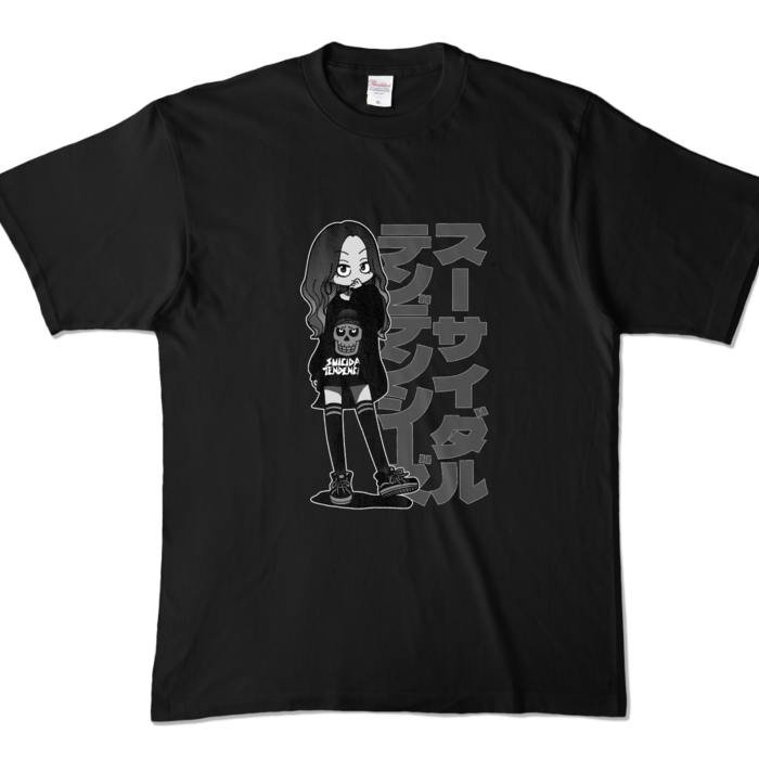 カラーTシャツ - XL - ブラック (濃色)