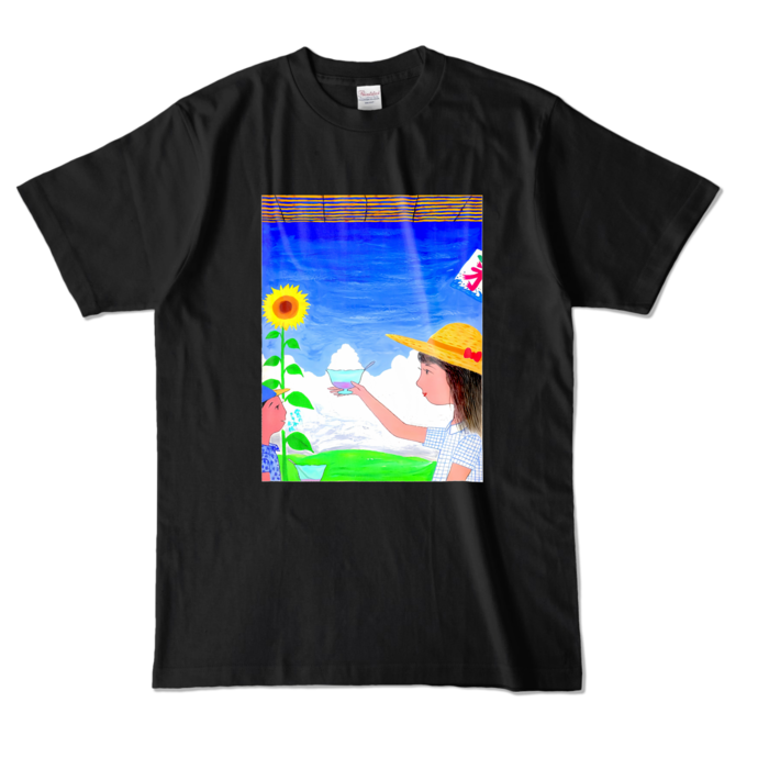 カラーTシャツ - L - ブラック (濃色)