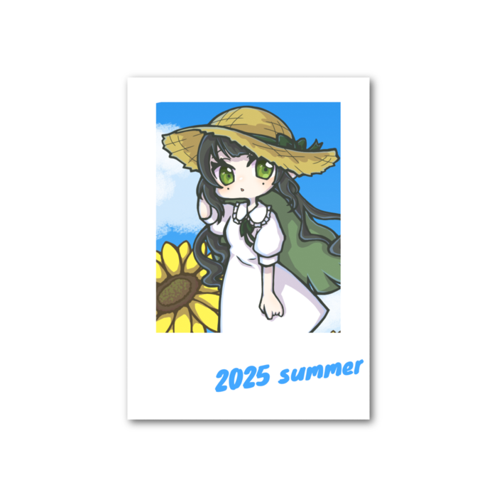 フォト風カード - 縦 - 片面