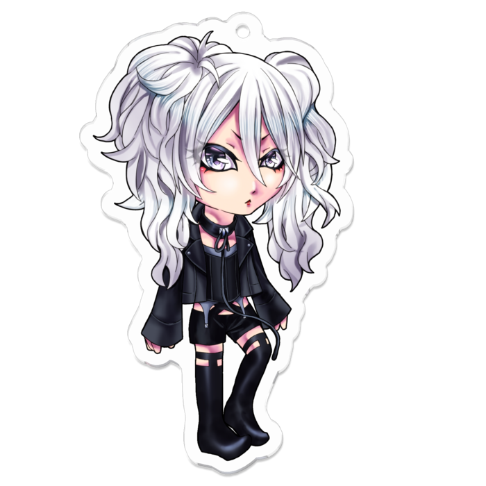 アクリルキーホルダー（コーティング） - 70 x 70 (mm)