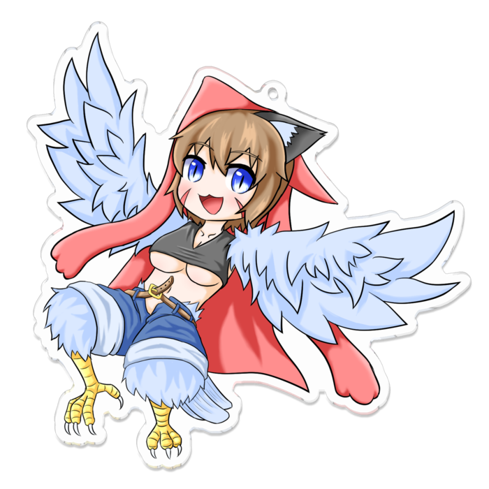 アクリルキーホルダー - 100 x 100 (mm)