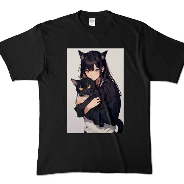 カラーTシャツ - XL - ブラック (濃色)