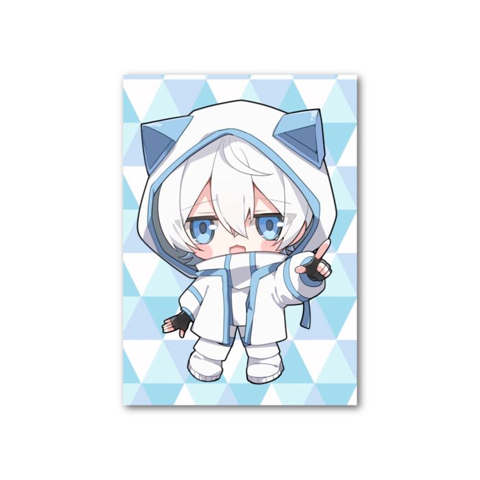 フォト風カード - 縦 - 片面