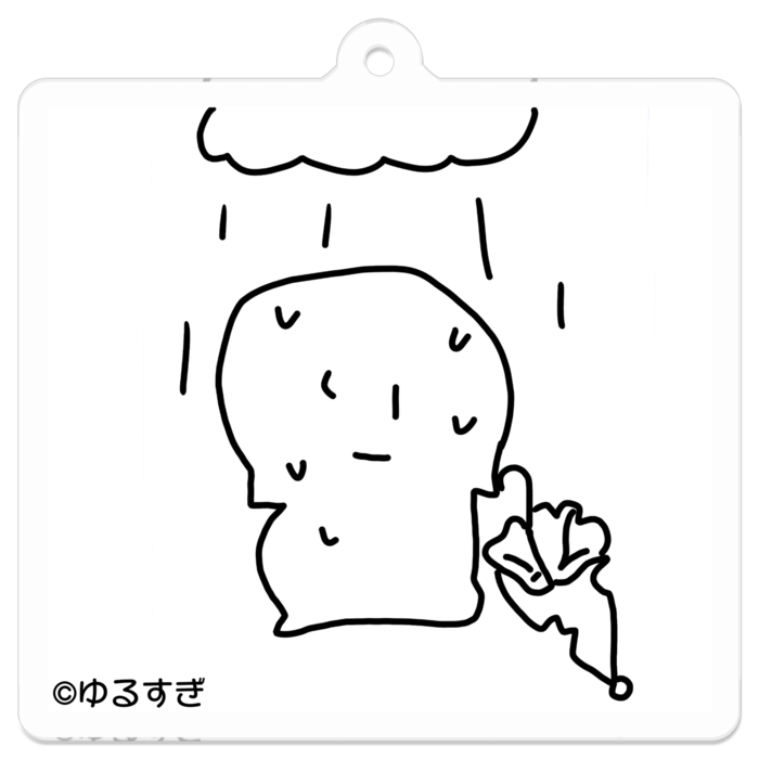 アクリルキーホルダー - 50 x 50 (mm)