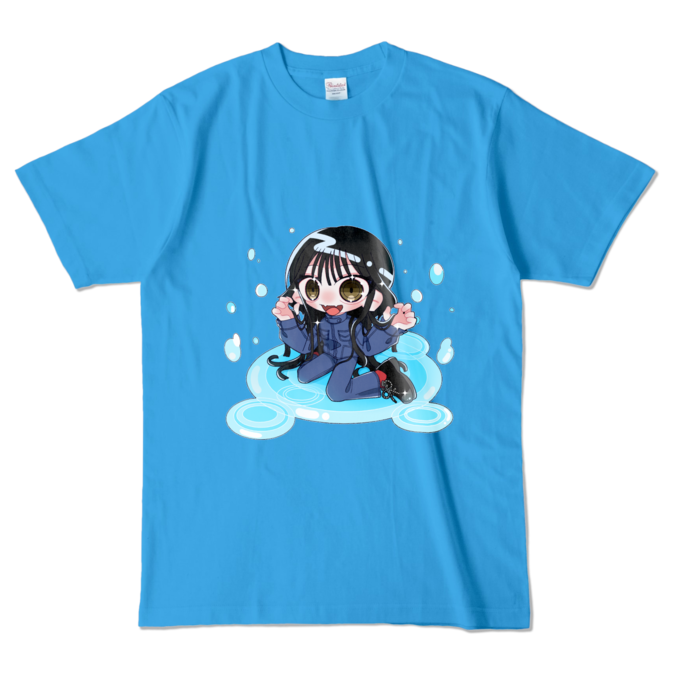 カラーTシャツ - L - ターコイズ (濃色)