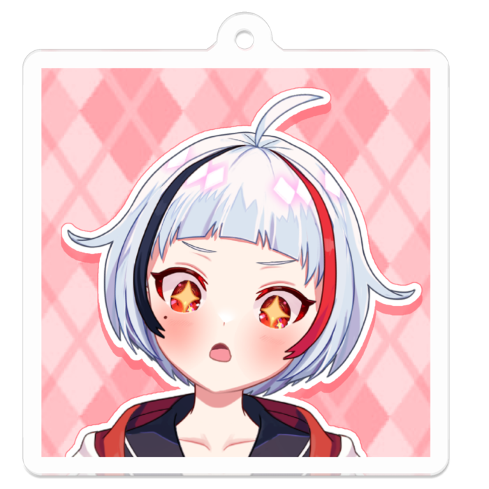 アクリルキーホルダー - 50 x 50 (mm)