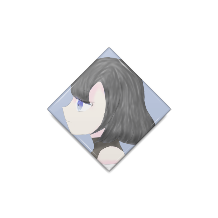 缶バッジ - ひし形40mm