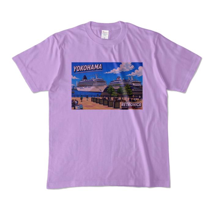 カラーTシャツ - M - ライトパープル (淡色)