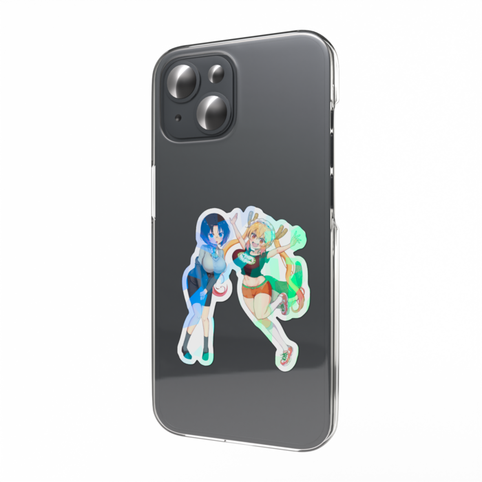 ホログラムスマホステッカー - 縦