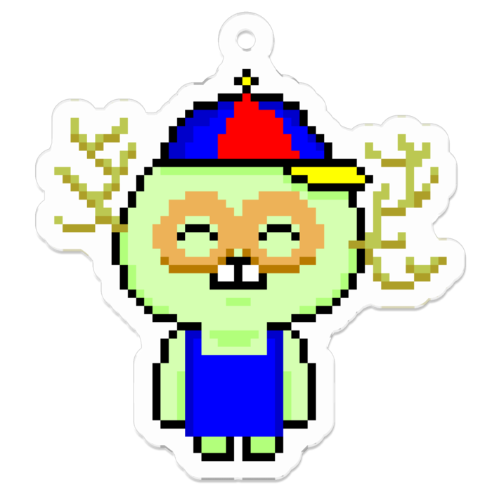 アクリルキーホルダー(コーティング) - 50 x 50 (mm)